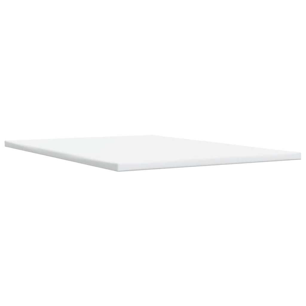Κρεβάτι Boxspring με Στρώμα Γκρι 140x190εκ. από Συνθετικό Δέρμα - Pakobazaar