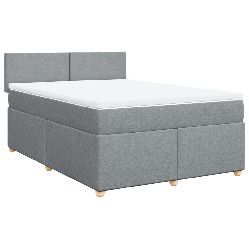 Κρεβάτι Boxspring με Στρώμα Αν. Πράσινο 160x200εκ Υφασμάτινο - Pakobazaar