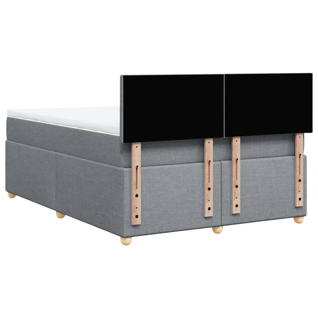 Κρεβάτι Boxspring με Στρώμα Αν. Πράσινο 160x200εκ Υφασμάτινο - Pakobazaar