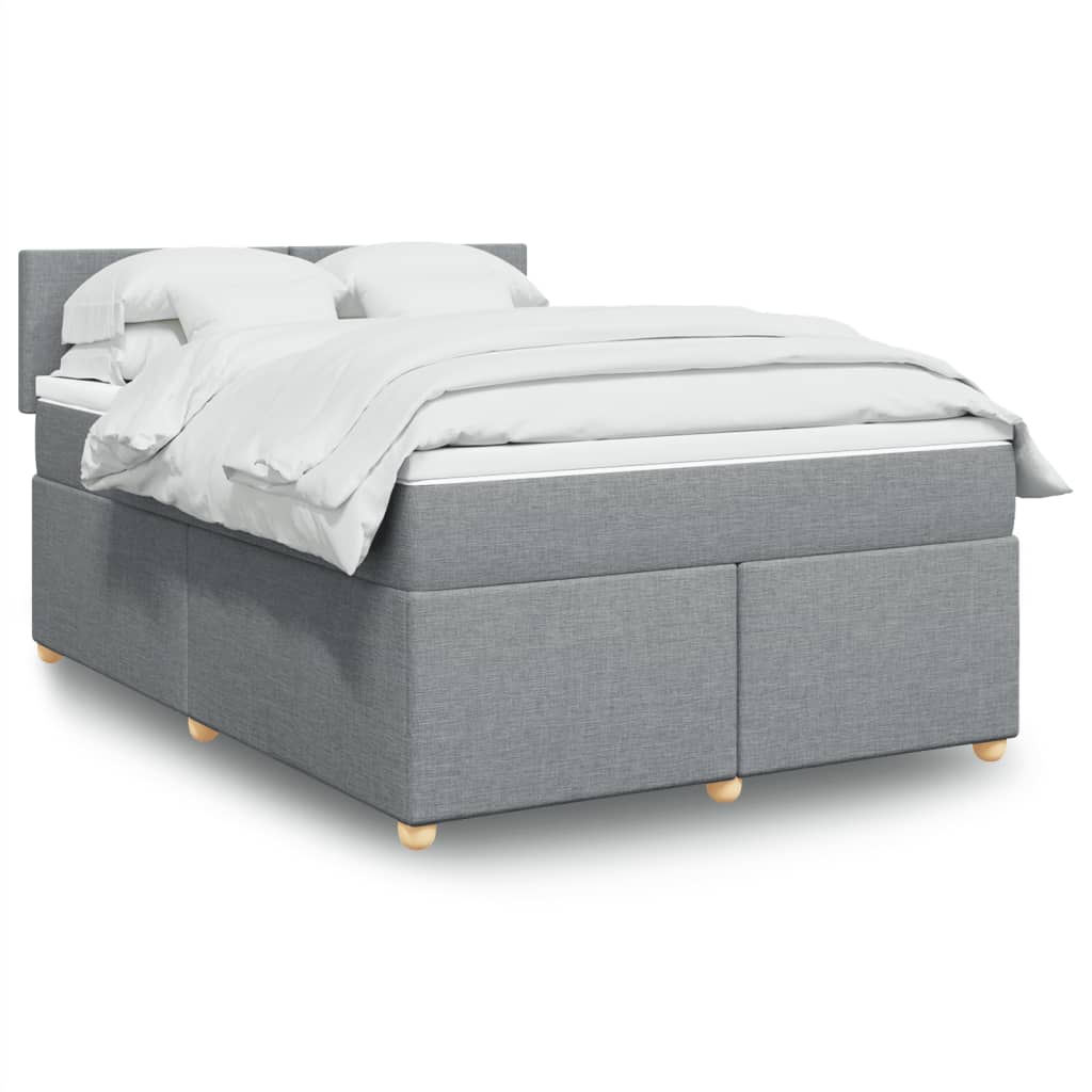 Κρεβάτι Boxspring με Στρώμα Αν. Πράσινο 160x200εκ Υφασμάτινο - Pakobazaar