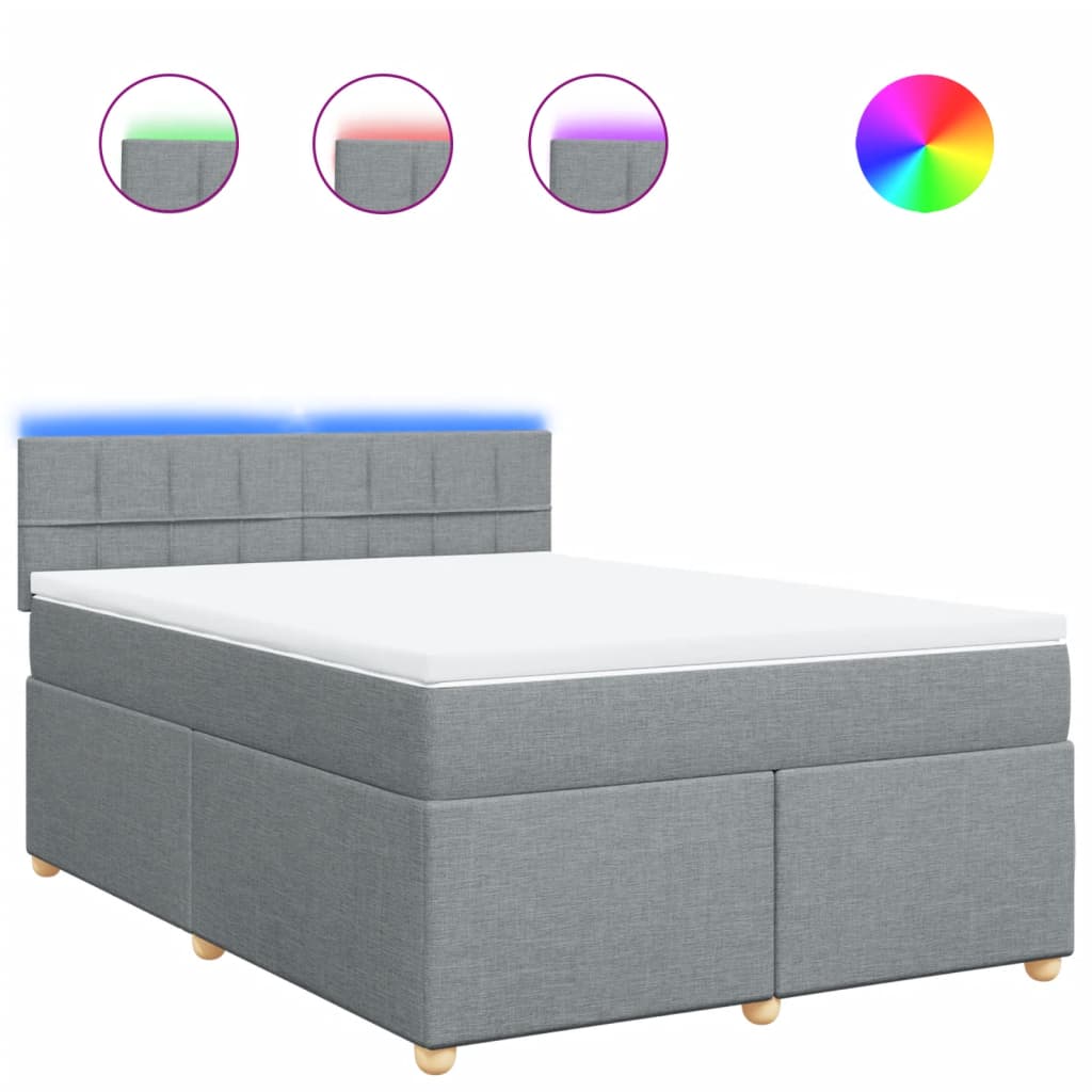 Κρεβάτι Boxspring με Στρώμα Αν. Πράσινο 160x200εκ Υφασμάτινο - Pakobazaar