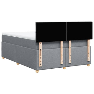 Κρεβάτι Boxspring με Στρώμα Αν. Πράσινο 160x200εκ Υφασμάτινο - Pakobazaar