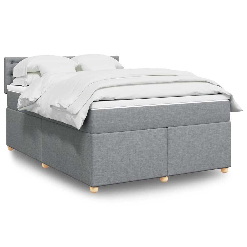 Κρεβάτι Boxspring με Στρώμα Αν. Πράσινο 160x200εκ Υφασμάτινο - Pakobazaar