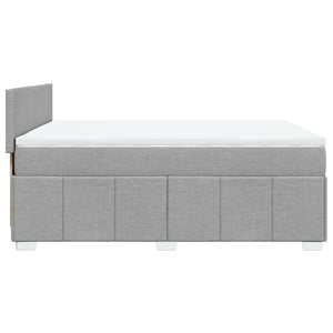 Κρεβάτι Boxspring με Στρώμα Αν. Πράσινο 160x200εκ Υφασμάτινο - Pakobazaar