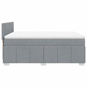 Κρεβάτι Boxspring με Στρώμα Αν. Πράσινο 160x200εκ Υφασμάτινο - Pakobazaar