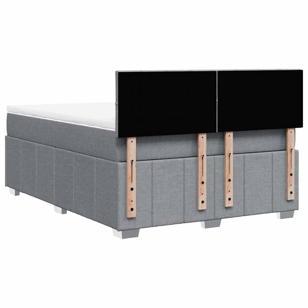Κρεβάτι Boxspring με Στρώμα Αν. Πράσινο 160x200εκ Υφασμάτινο - Pakobazaar