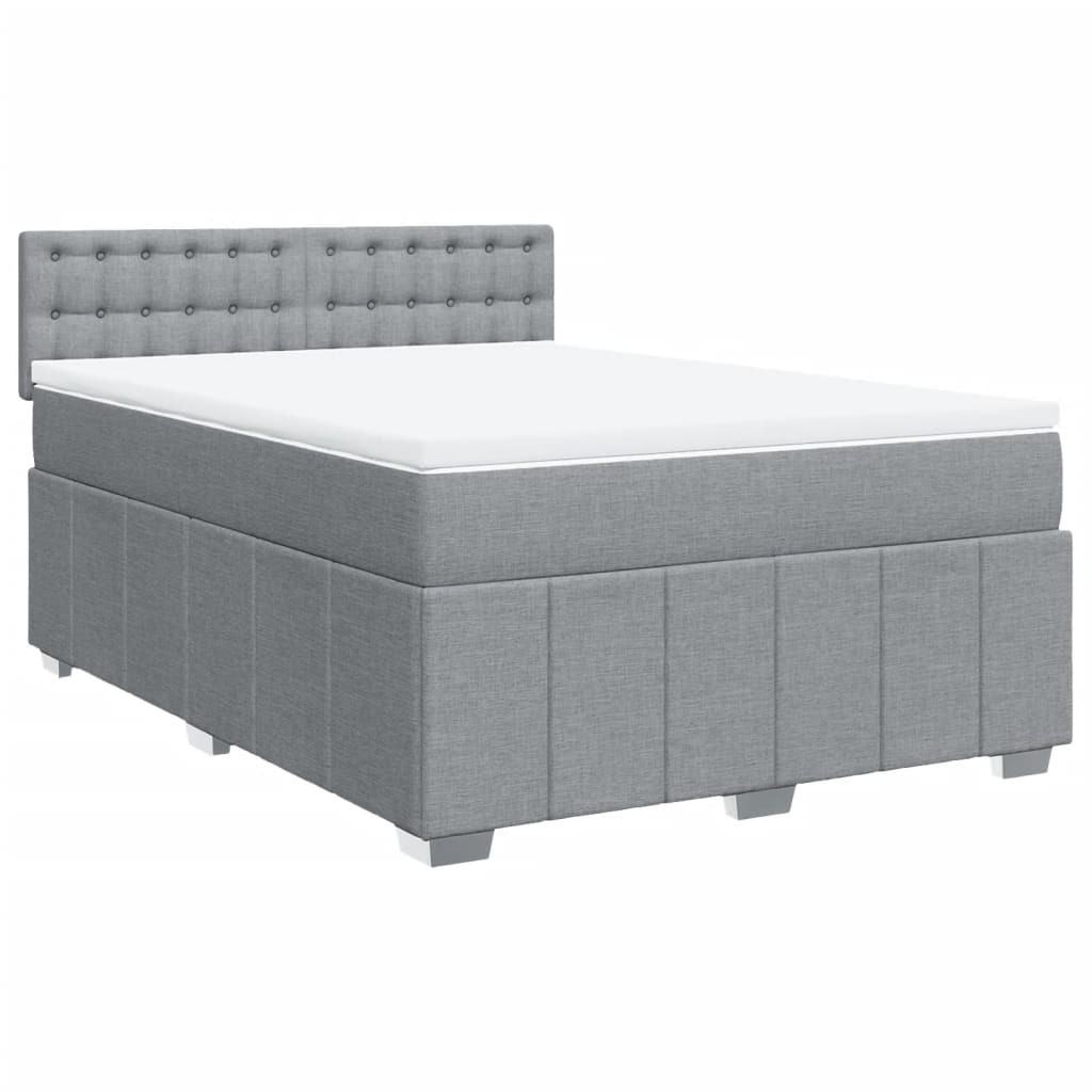 Κρεβάτι Boxspring με Στρώμα Αν. Πράσινο 160x200εκ Υφασμάτινο - Pakobazaar