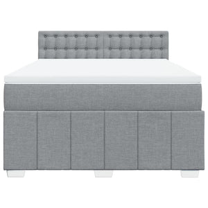 Κρεβάτι Boxspring με Στρώμα Αν. Πράσινο 160x200εκ Υφασμάτινο - Pakobazaar