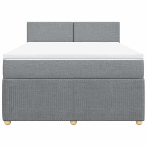 Κρεβάτι Boxspring με Στρώμα Αν. Πράσινο 160x200εκ Υφασμάτινο - Pakobazaar