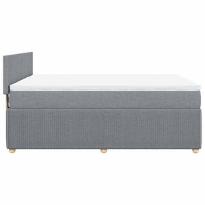 Κρεβάτι Boxspring με Στρώμα Αν. Πράσινο 160x200εκ Υφασμάτινο - Pakobazaar