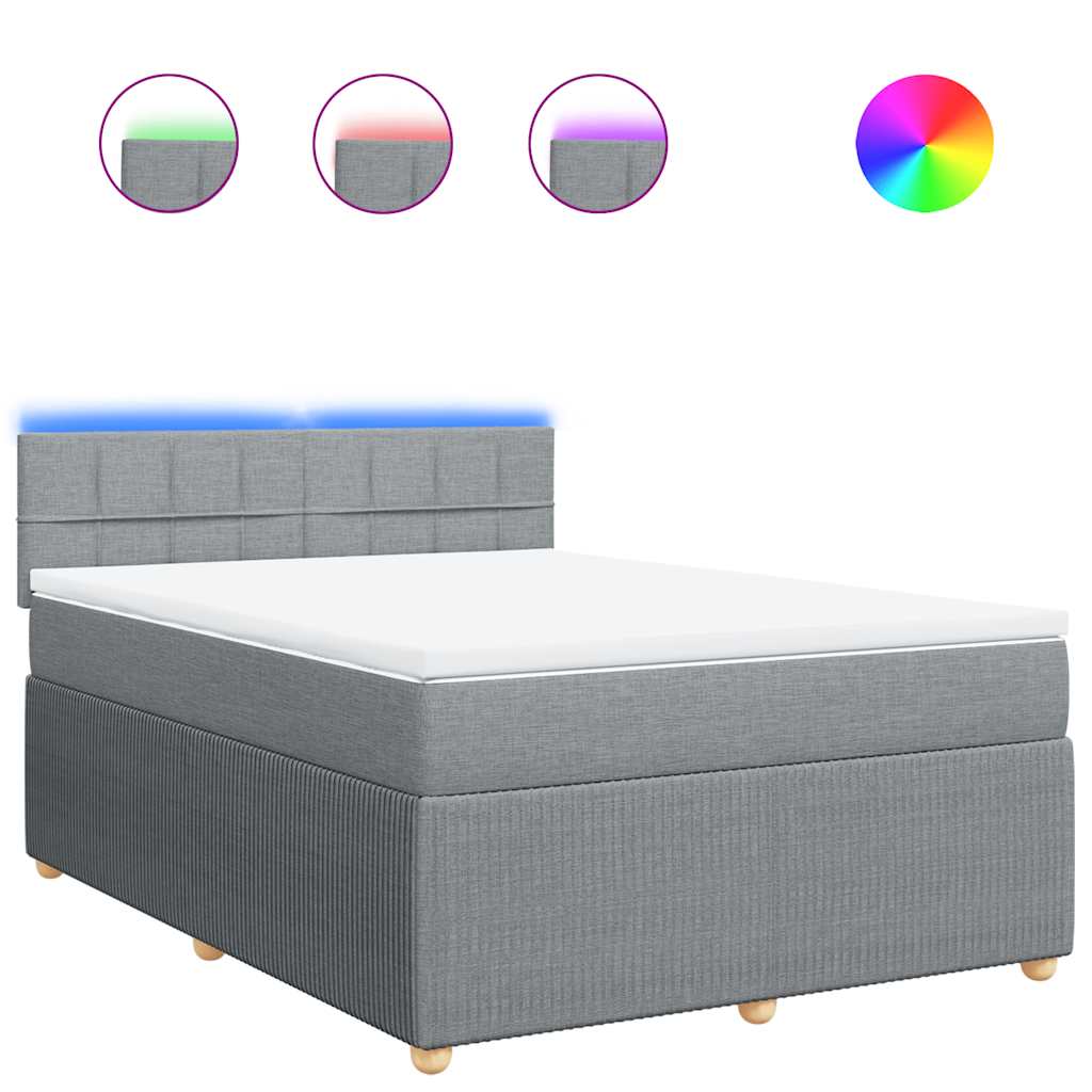 Κρεβάτι Boxspring με Στρώμα Αν. Πράσινο 160x200εκ Υφασμάτινο - Pakobazaar