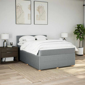Κρεβάτι Boxspring με Στρώμα Αν. Πράσινο 160x200εκ Υφασμάτινο - Pakobazaar
