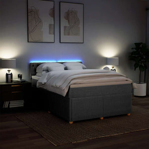 Κρεβάτι Boxspring με Στρώμα Αν. Πράσινο 160x200εκ Υφασμάτινο - Pakobazaar