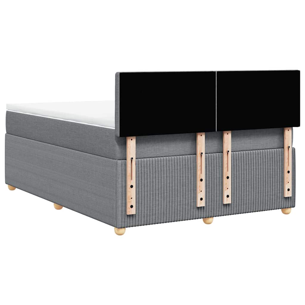 Κρεβάτι Boxspring με Στρώμα Αν. Πράσινο 160x200εκ Υφασμάτινο - Pakobazaar