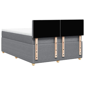 Κρεβάτι Boxspring με Στρώμα Αν. Πράσινο 160x200εκ Υφασμάτινο - Pakobazaar