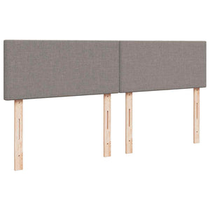 Κρεβάτι Boxspring με Στρώμα Taupe 180x200 εκ. Υφασμάτινο - Pakobazaar