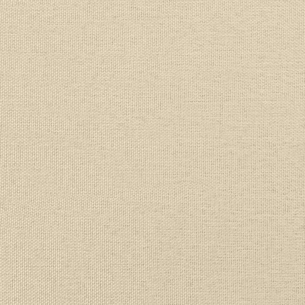 Κρεβάτι Boxspring με Στρώμα Κρεμ 120x190 εκ. Υφασμάτινο