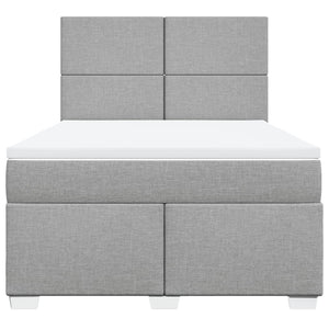 Κρεβάτι Boxspring με Στρώμα Αν. Πράσινο 160x200εκ Υφασμάτινο - Pakobazaar