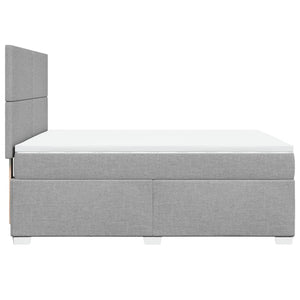 Κρεβάτι Boxspring με Στρώμα Αν. Πράσινο 160x200εκ Υφασμάτινο - Pakobazaar