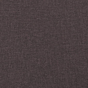 Κρεβάτι Boxspring με Στρώμα Σκούρο Καφέ 120x190 εκ Υφασμάτινο