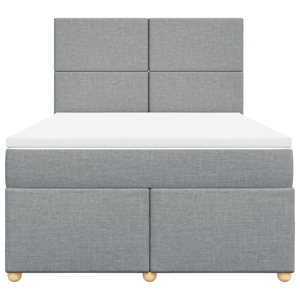 Κρεβάτι Boxspring με Στρώμα Αν. Πράσινο 160x200εκ Υφασμάτινο - Pakobazaar