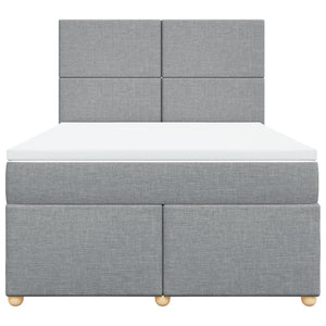 Κρεβάτι Boxspring με Στρώμα Αν. Πράσινο 160x200εκ Υφασμάτινο - Pakobazaar