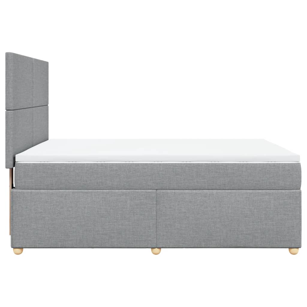 Κρεβάτι Boxspring με Στρώμα Αν. Πράσινο 160x200εκ Υφασμάτινο - Pakobazaar