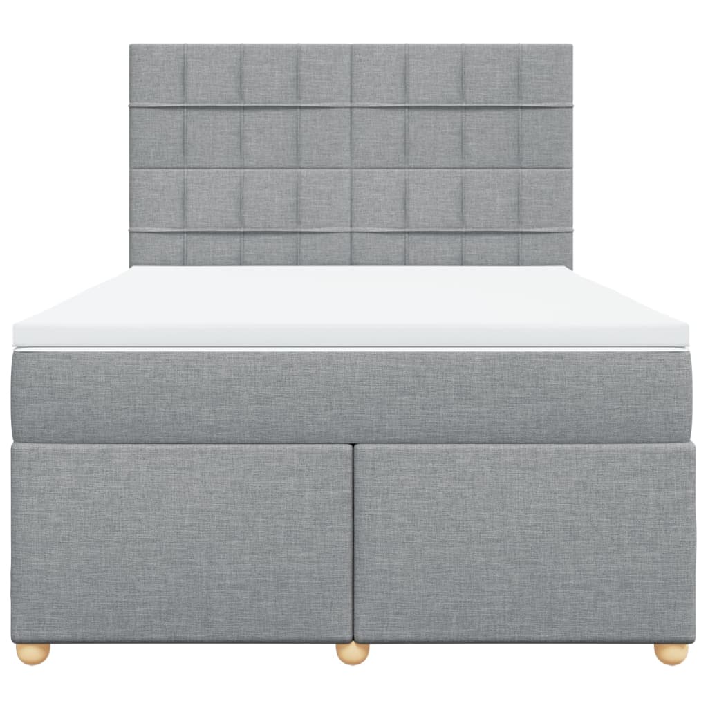 Κρεβάτι Boxspring με Στρώμα Αν. Πράσινο 160x200εκ Υφασμάτινο