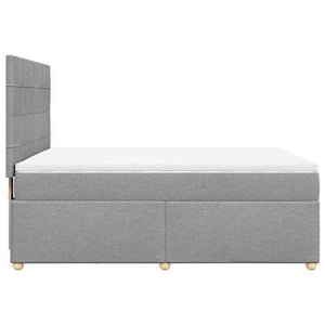 Κρεβάτι Boxspring με Στρώμα Αν. Πράσινο 160x200εκ Υφασμάτινο