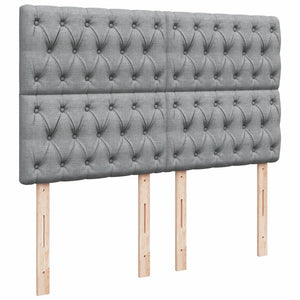 Κρεβάτι Boxspring με Στρώμα Αν. Πράσινο 160x200εκ Υφασμάτινο - Pakobazaar
