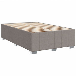 Κρεβάτι Boxspring με Στρώμα Taupe 120x200 εκ. Υφασμάτινο - Pakobazaar