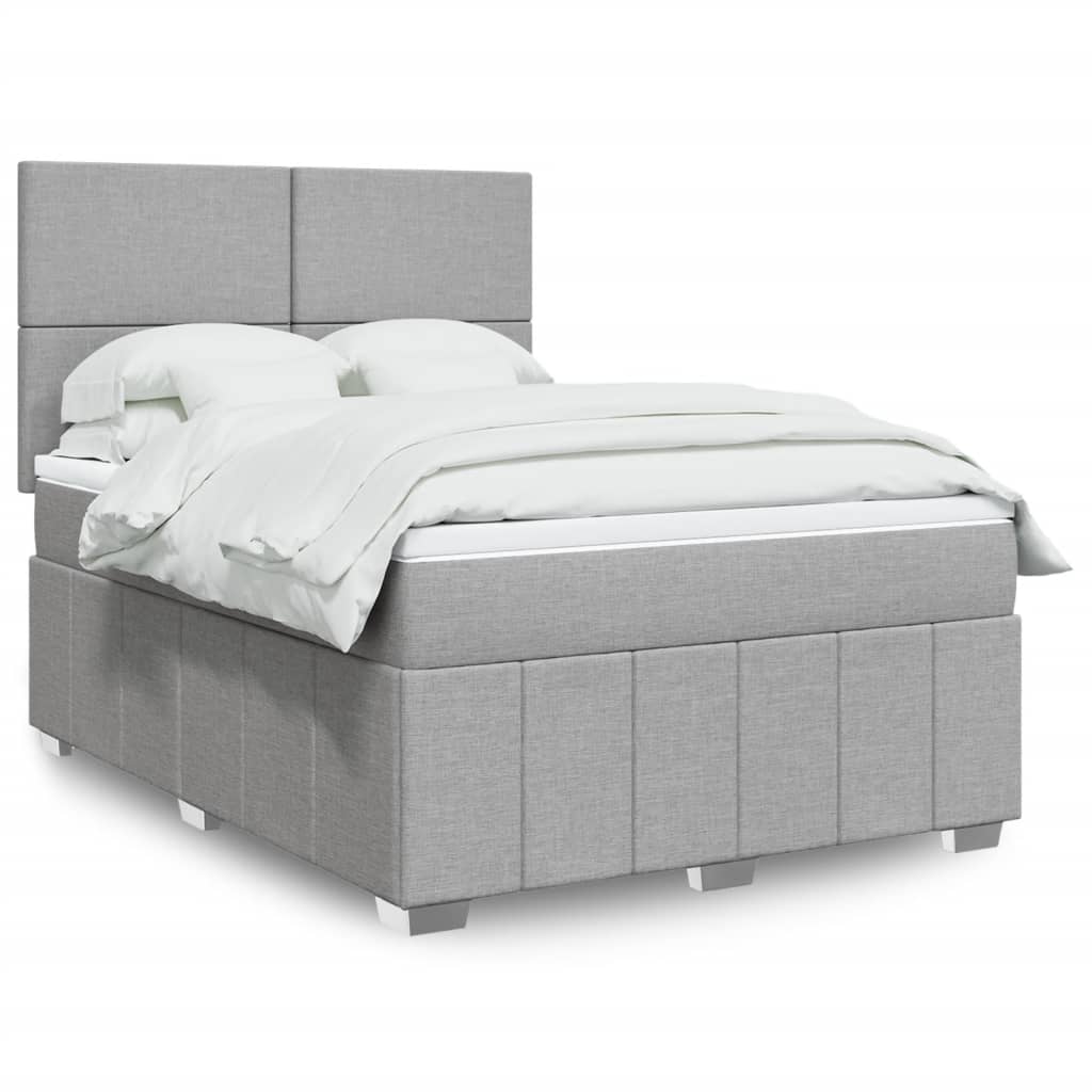 Κρεβάτι Boxspring με Στρώμα Αν. Πράσινο 160x200εκ Υφασμάτινο - Pakobazaar
