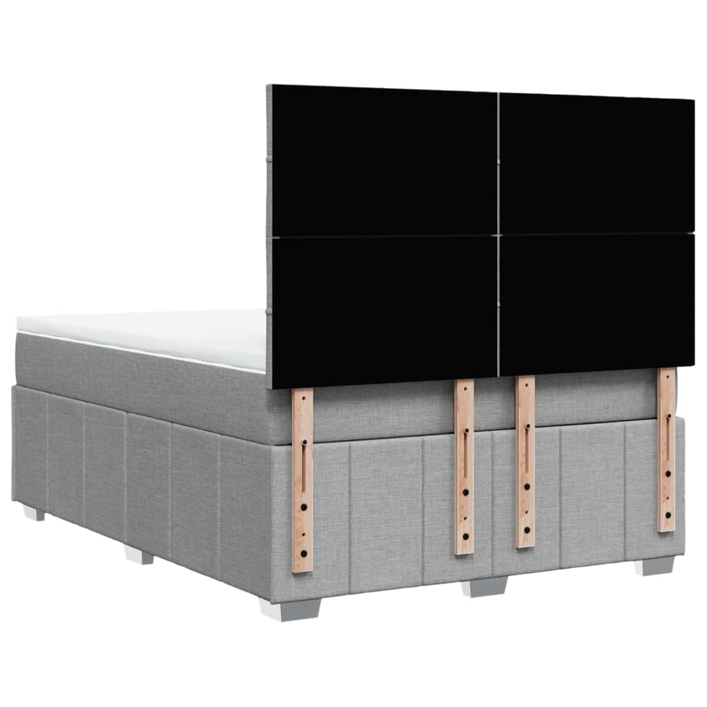 Κρεβάτι Boxspring με Στρώμα Αν. Πράσινο 160x200εκ Υφασμάτινο - Pakobazaar