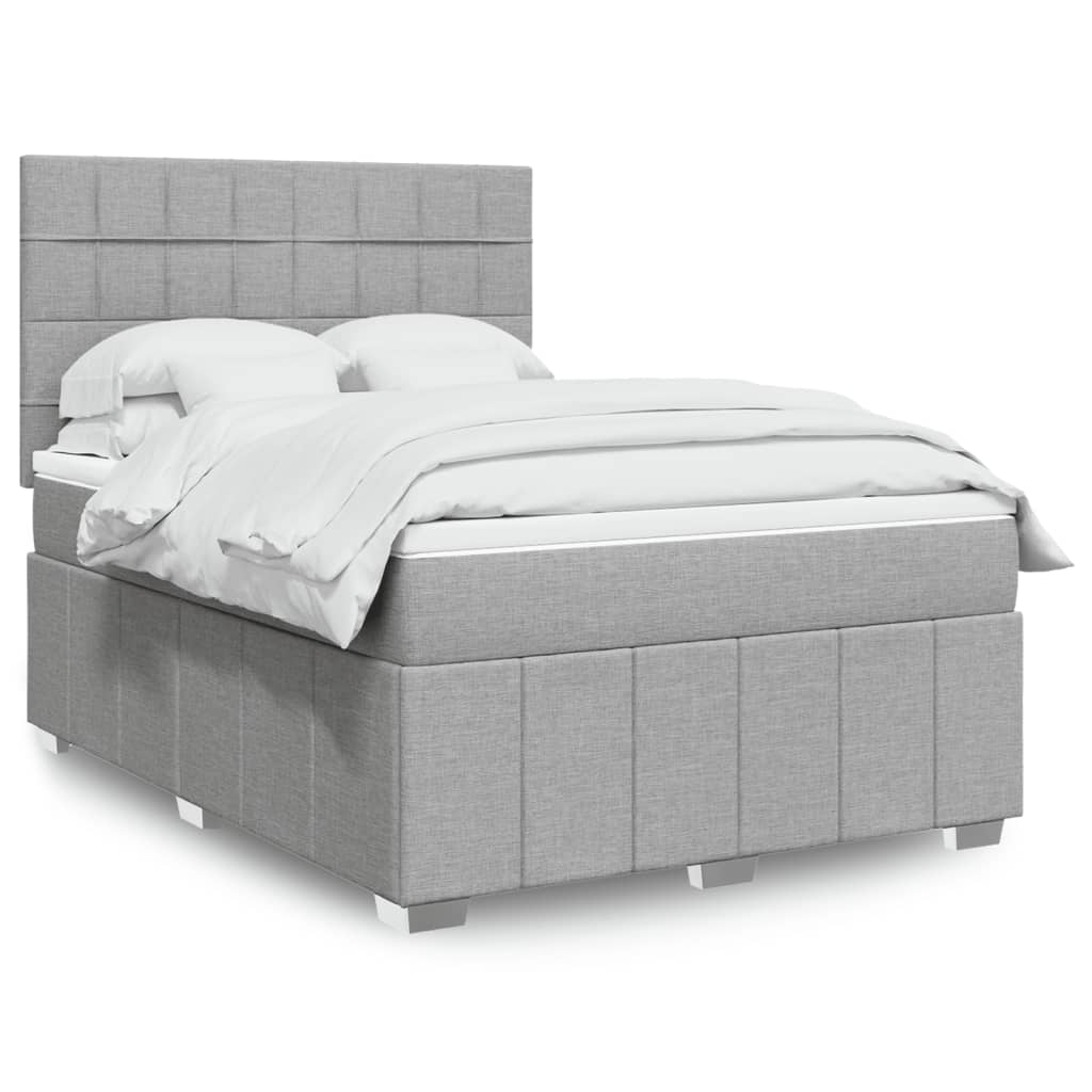 Κρεβάτι Boxspring με Στρώμα Αν. Πράσινο 160x200εκ Υφασμάτινο - Pakobazaar