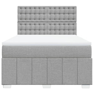 Κρεβάτι Boxspring με Στρώμα Αν. Πράσινο 160x200εκ Υφασμάτινο - Pakobazaar