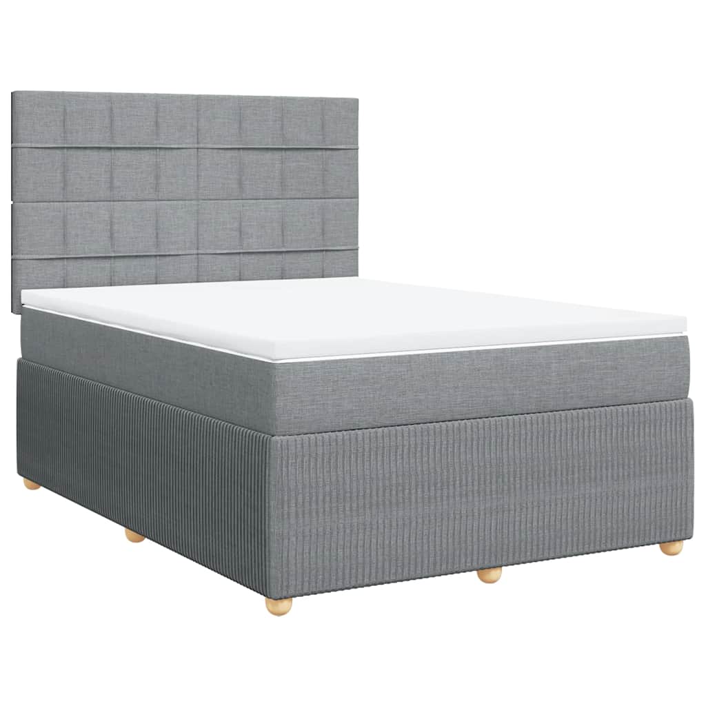 Κρεβάτι Boxspring με Στρώμα Αν. Πράσινο 160x200εκ Υφασμάτινο - Pakobazaar