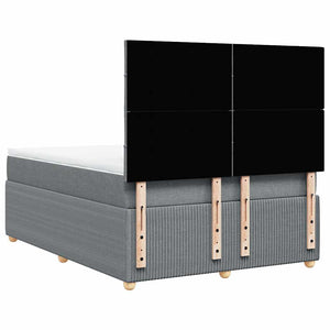 Κρεβάτι Boxspring με Στρώμα Αν. Πράσινο 160x200εκ Υφασμάτινο - Pakobazaar