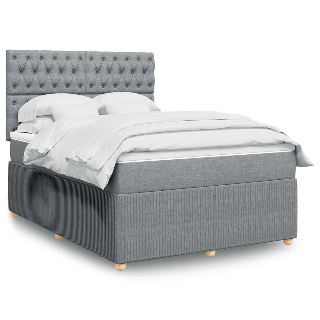 Κρεβάτι Boxspring με Στρώμα Αν. Πράσινο 160x200εκ Υφασμάτινο - Pakobazaar