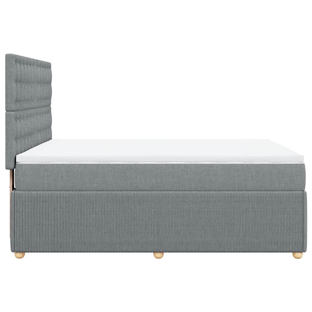 Κρεβάτι Boxspring με Στρώμα Αν. Πράσινο 160x200εκ Υφασμάτινο - Pakobazaar