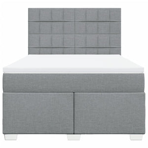 Κρεβάτι Boxspring με Στρώμα Αν. Πράσινο 160x200εκ Υφασμάτινο - Pakobazaar