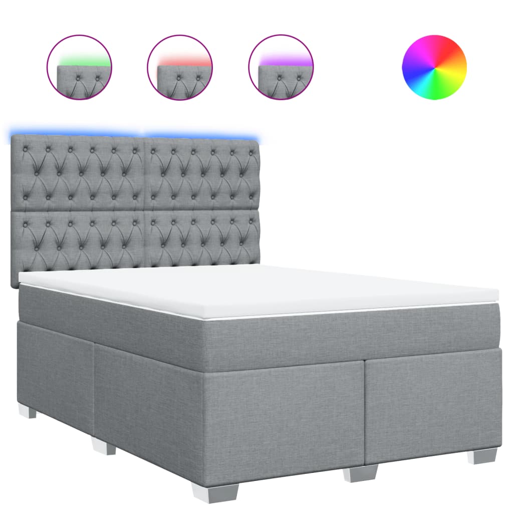 Κρεβάτι Boxspring με Στρώμα Αν. Πράσινο 160x200εκ Υφασμάτινο - Pakobazaar