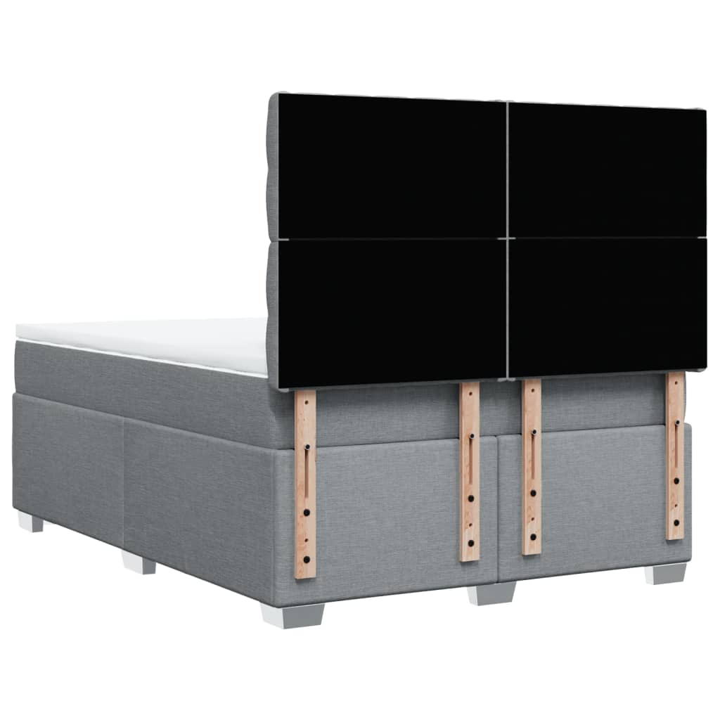Κρεβάτι Boxspring με Στρώμα Αν. Πράσινο 160x200εκ Υφασμάτινο - Pakobazaar