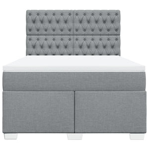 Κρεβάτι Boxspring με Στρώμα Αν. Πράσινο 160x200εκ Υφασμάτινο - Pakobazaar