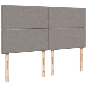 Κρεβάτι Boxspring με Στρώμα Taupe 180x200 εκ. Υφασμάτινο - Pakobazaar
