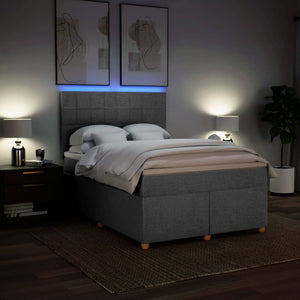 Κρεβάτι Boxspring με Στρώμα Αν. Πράσινο 160x200εκ Υφασμάτινο - Pakobazaar