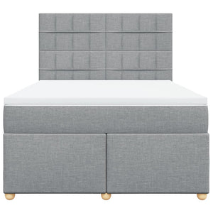 Κρεβάτι Boxspring με Στρώμα Αν. Πράσινο 160x200εκ Υφασμάτινο - Pakobazaar