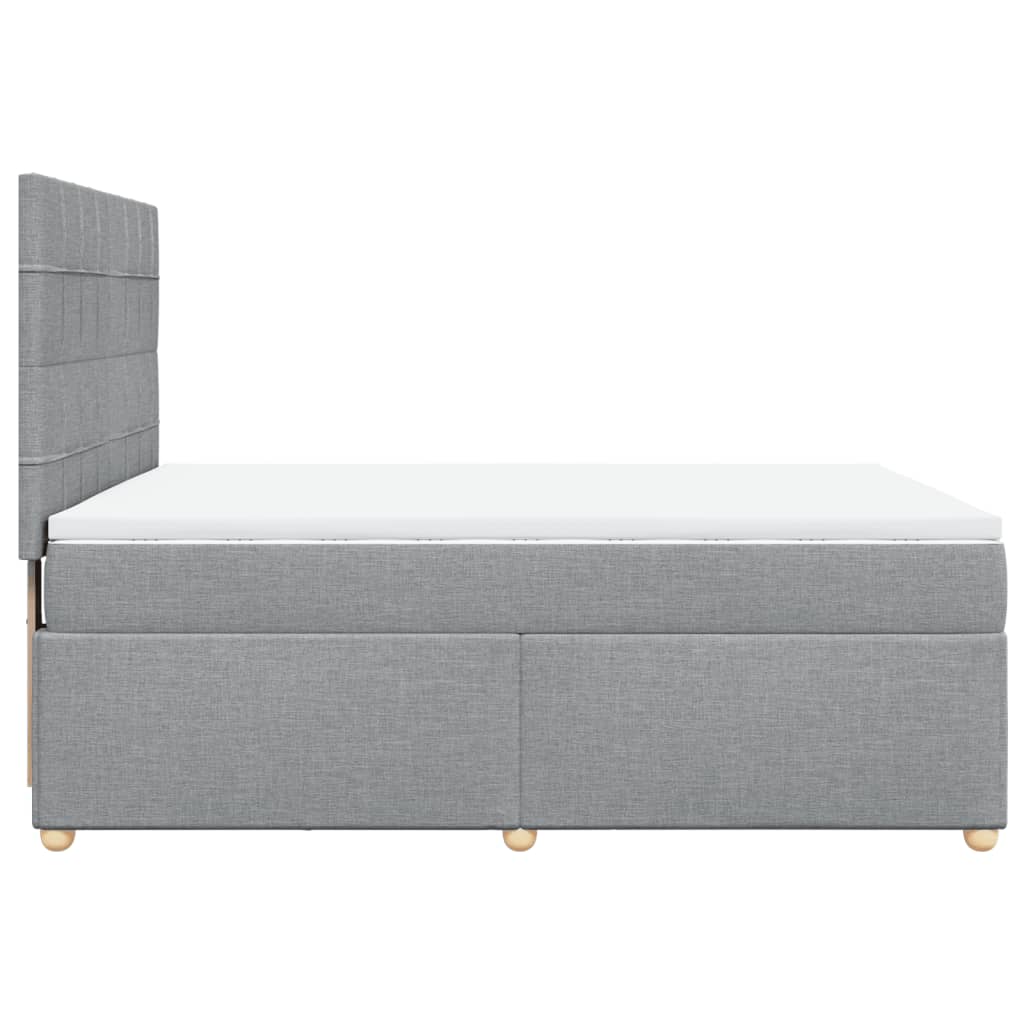 Κρεβάτι Boxspring με Στρώμα Αν. Πράσινο 160x200εκ Υφασμάτινο - Pakobazaar