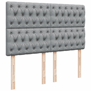 Κρεβάτι Boxspring με Στρώμα Αν. Πράσινο 160x200εκ Υφασμάτινο - Pakobazaar