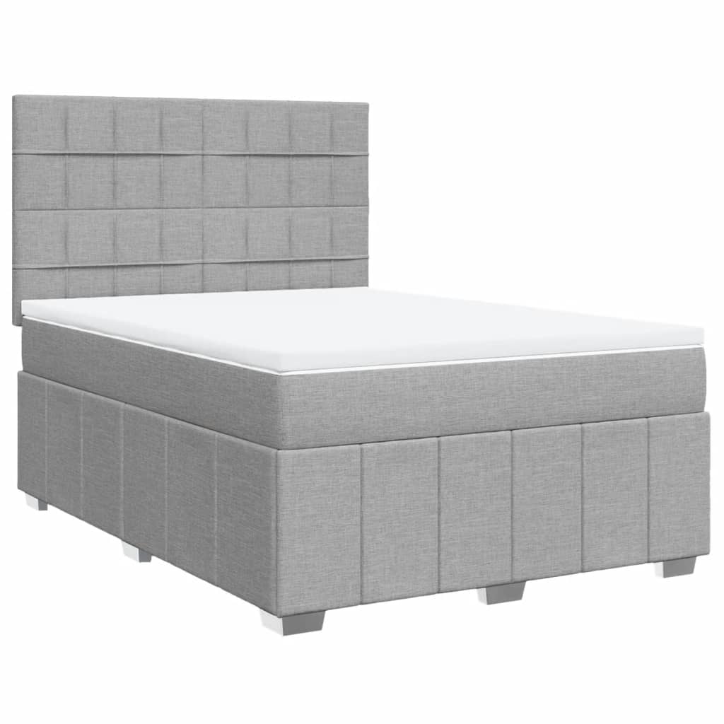 Κρεβάτι Boxspring με Στρώμα Αν. Πράσινο 160x200εκ Υφασμάτινο - Pakobazaar