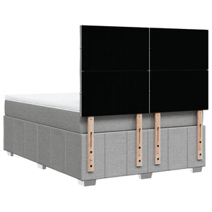 Κρεβάτι Boxspring με Στρώμα Αν. Πράσινο 160x200εκ Υφασμάτινο - Pakobazaar
